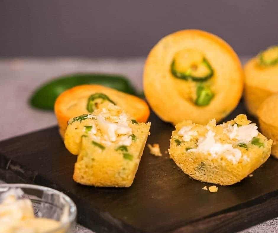 Air Fryer Jalapeno Corn Muffins