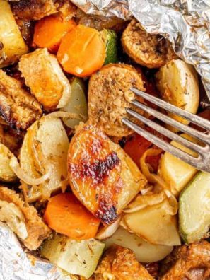 Air Fryer Sausage Foil Packets