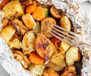 Air Fryer Sausage Foil Packets