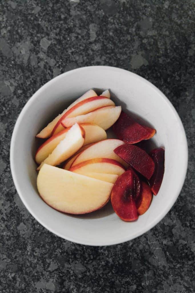 Air Fryer Apple Plum Tarts