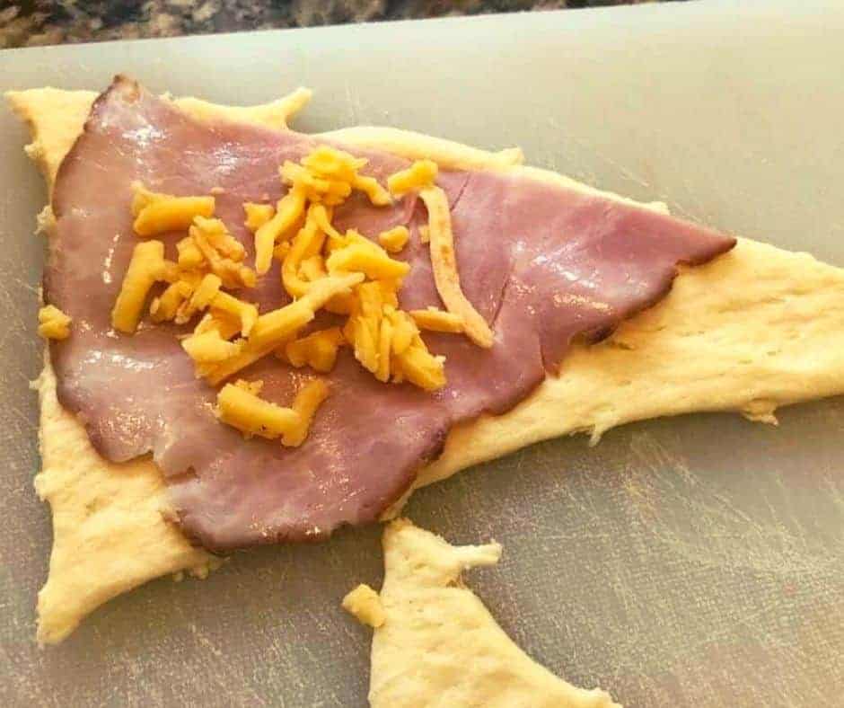Deli Ham and Cheese in Crescent Roll