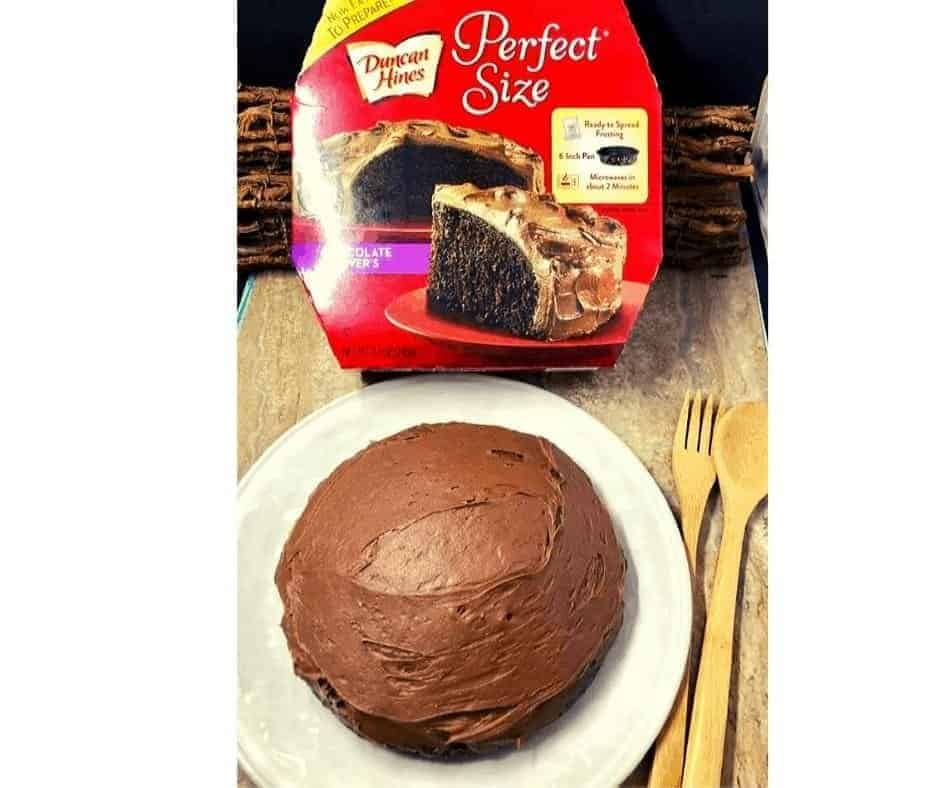 Duncan Hines Perfect Size Cake Mix In the Air Fryer