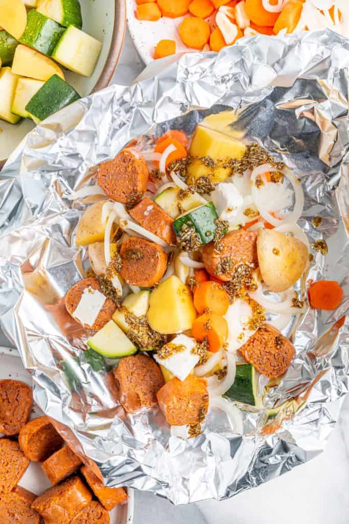 Can you cook foil packets in air fryer