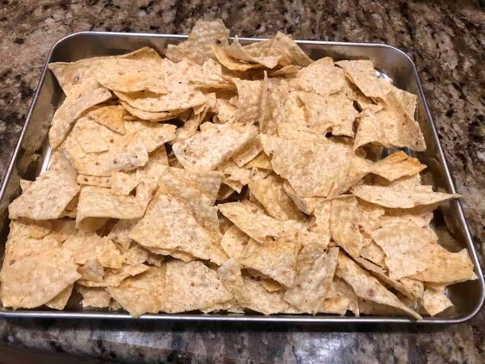 Air Fryer Loaded Grilled Chicken Nachos