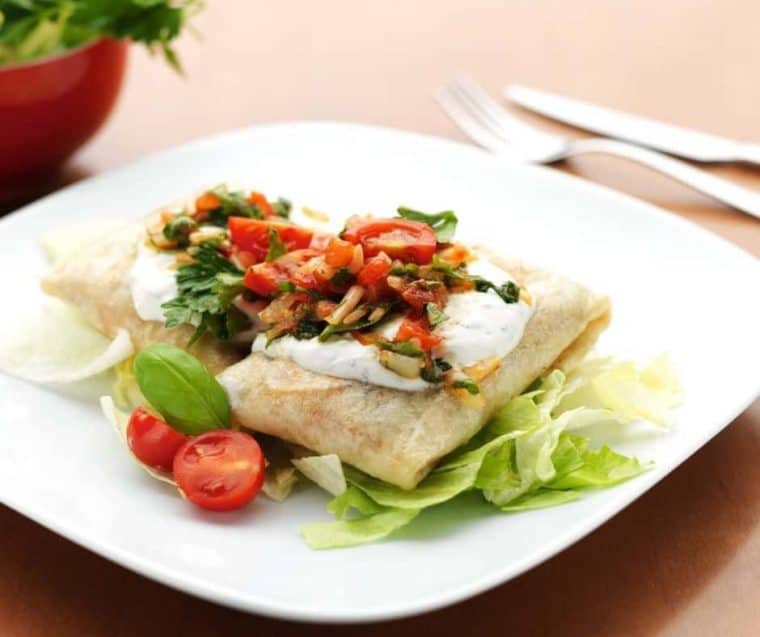 Air Fryer Chicken Chimichangas