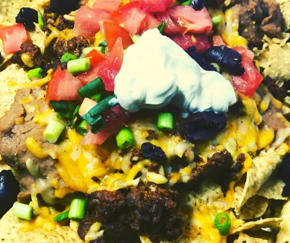 Air Fryer Copycat Taco Bell Nachos BellGrande
