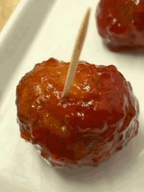 Air Fryer Cranberry Meatballs