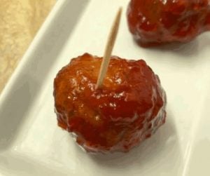 Air Fryer Cranberry Meatballs
