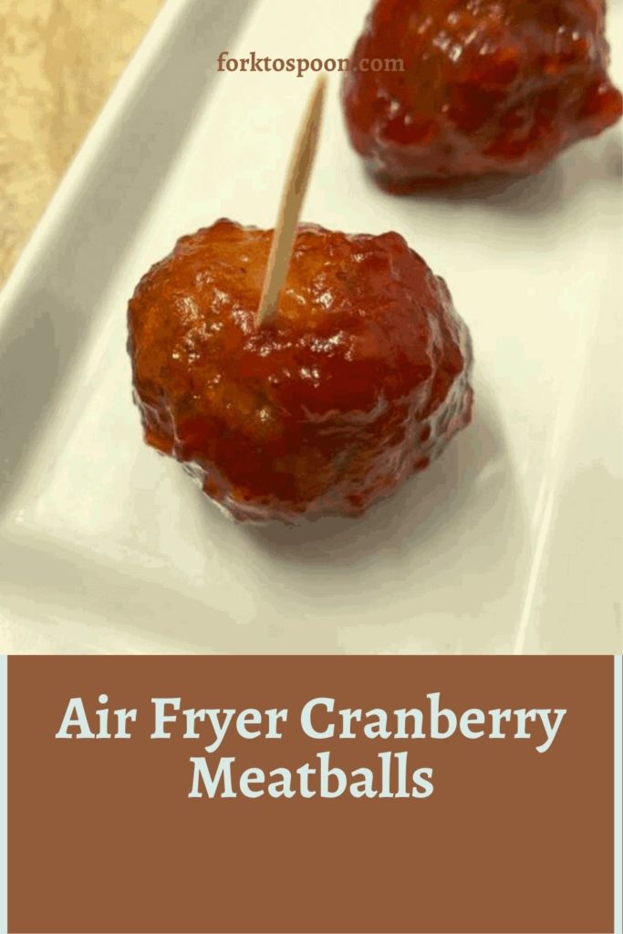 Air Fryer Cranberry Meatballs