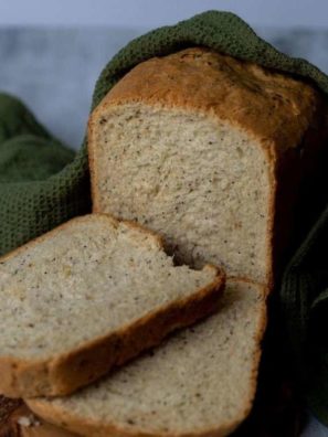Air Fryer Everything Bagel Bread