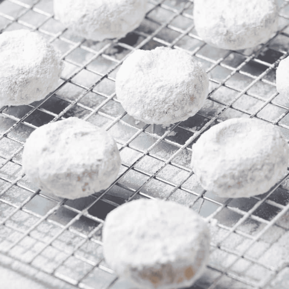 Air Fryer Homemade Kourabiedes (Greek Sugar Cookies)