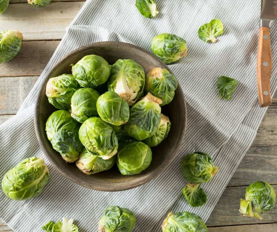 Ingredients Needed For Air Fryer Lemon Pepper Brussels Sprouts