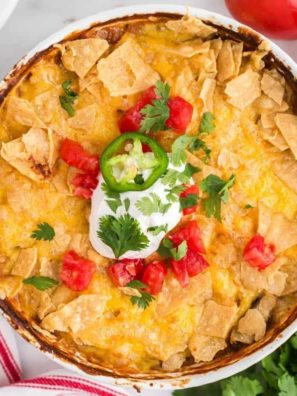 Air Fryer Mexican Chicken Casserole