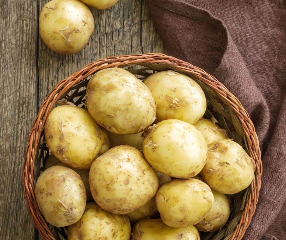 Ingredients Needed For Air Fryer Parmesan Crusted Potatoes