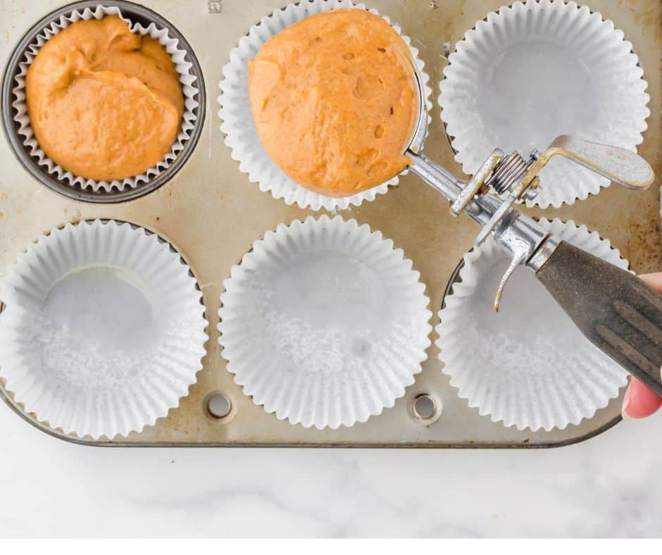 Air Fryer Pumpkin Spice Cupcakes