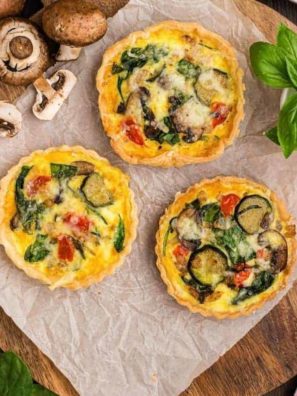 Air Fryer Quiche Primavera