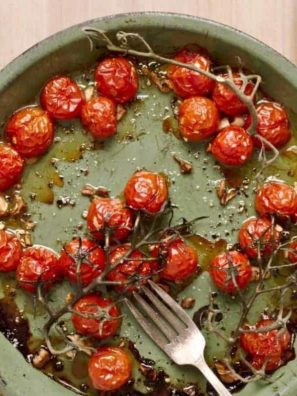 Air Fryer Roasted Cherry Tomatoes