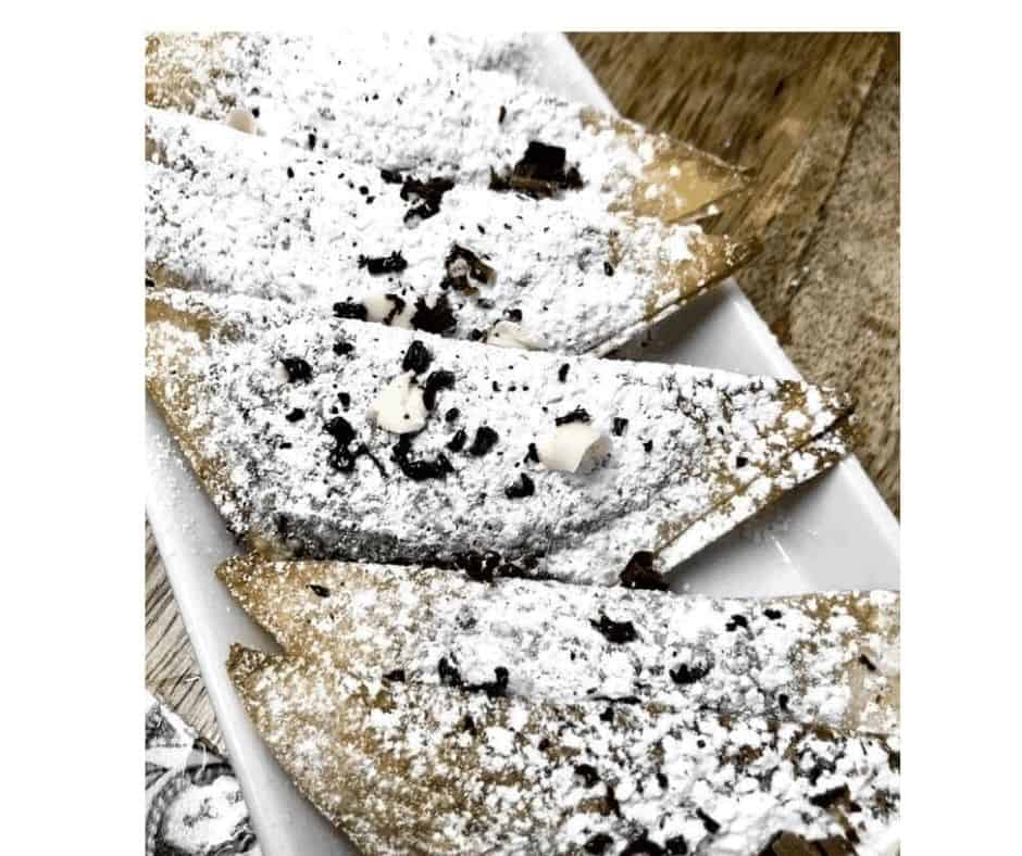 Air Fryer Stuffed Nutella Wontons