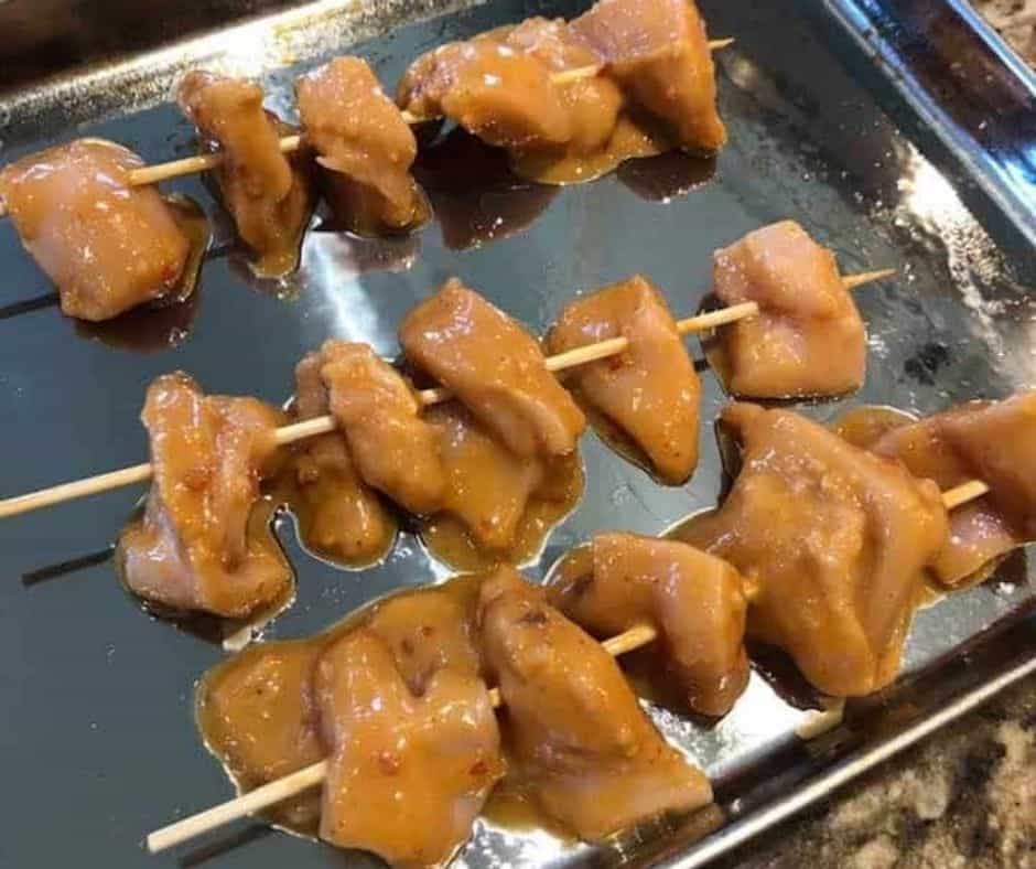 Air Fryer Thai Peanut Chicken