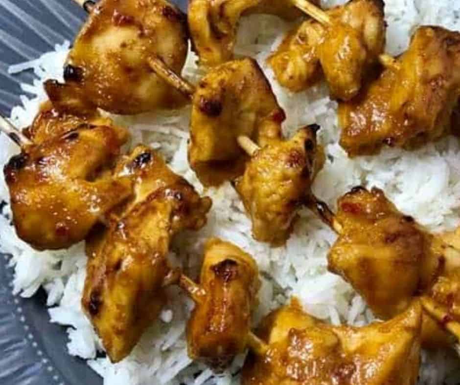 Air Fryer Thai Peanut Chicken