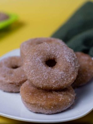 Air Fryer Vegan Sugar Cinnamon Donuts