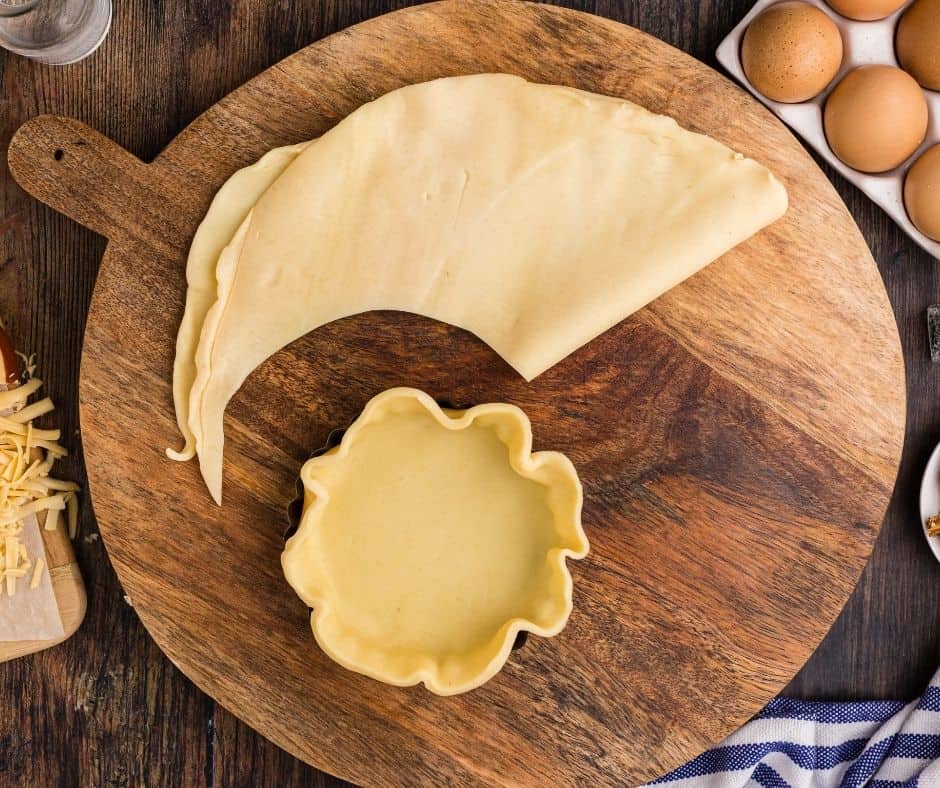 Place the dough into the prepared pan.