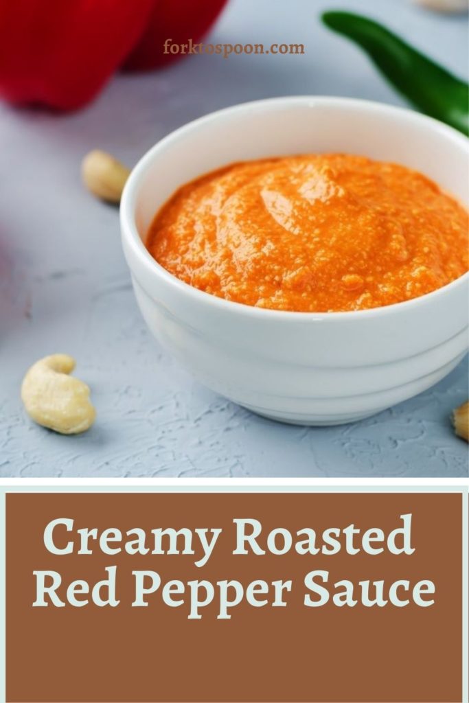 Creamy Roasted Red Pepper Sauce