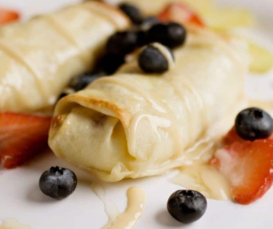 How to Make Frozen Blueberry Blintzes in the Air Fryer