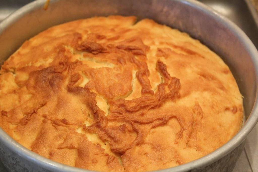 Air Fryer Italian Lemon Ricotta Cake