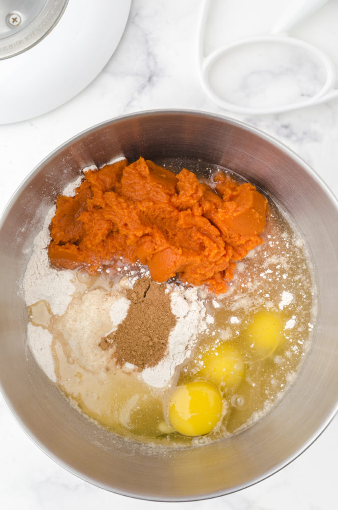 Air Fryer Pumpkin Spice Cupcakes