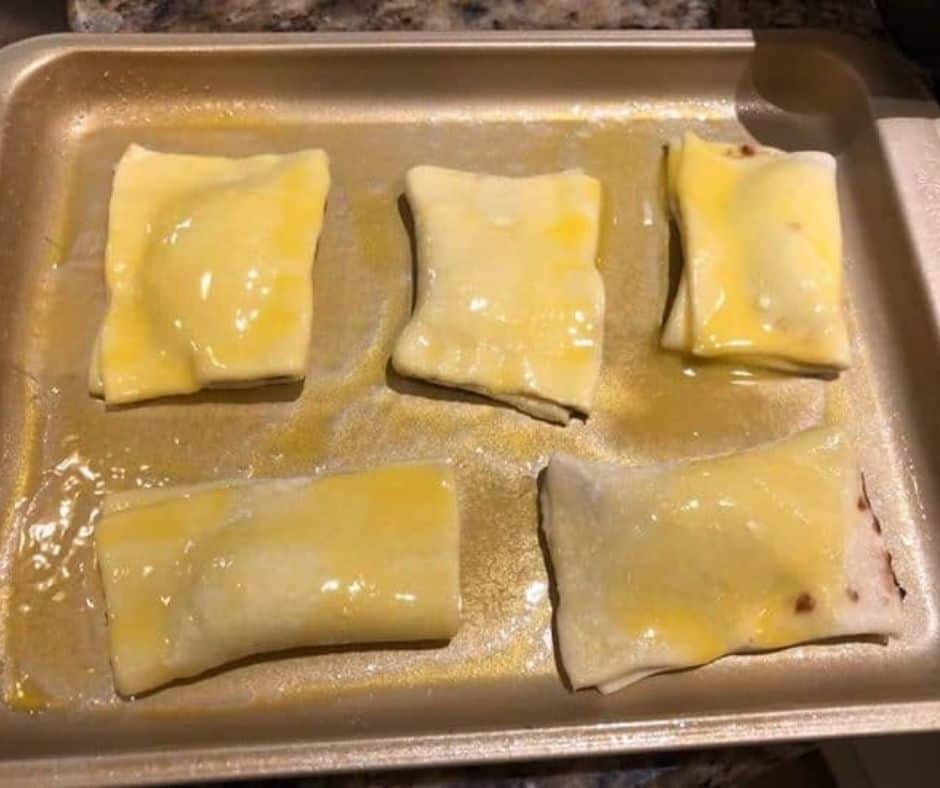 Air Fryer Nutella Puff Pastry Bites