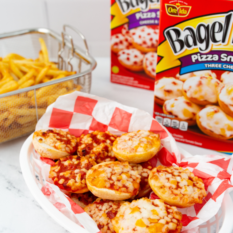 air fryer frozen bagel bites