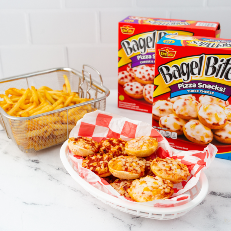Air Fryer Frozen Bagel Bites