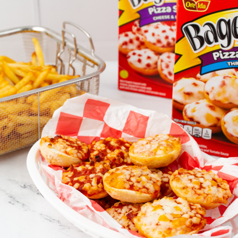 air fryer frozen bagel bites