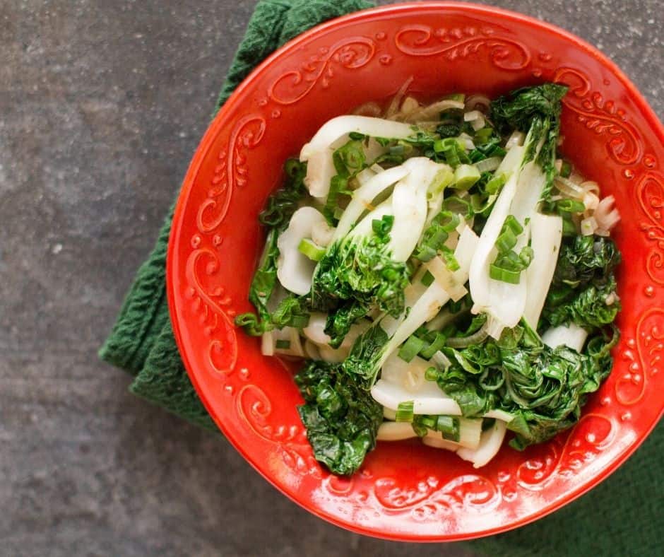 Air Fryer Baby Bok Choy