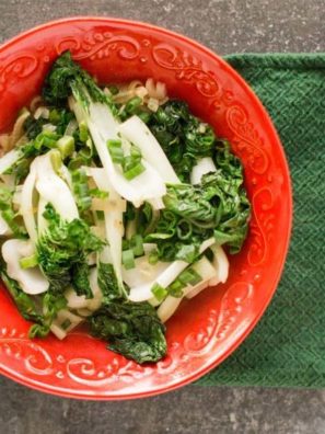 Air Fryer Baby Bok Choy