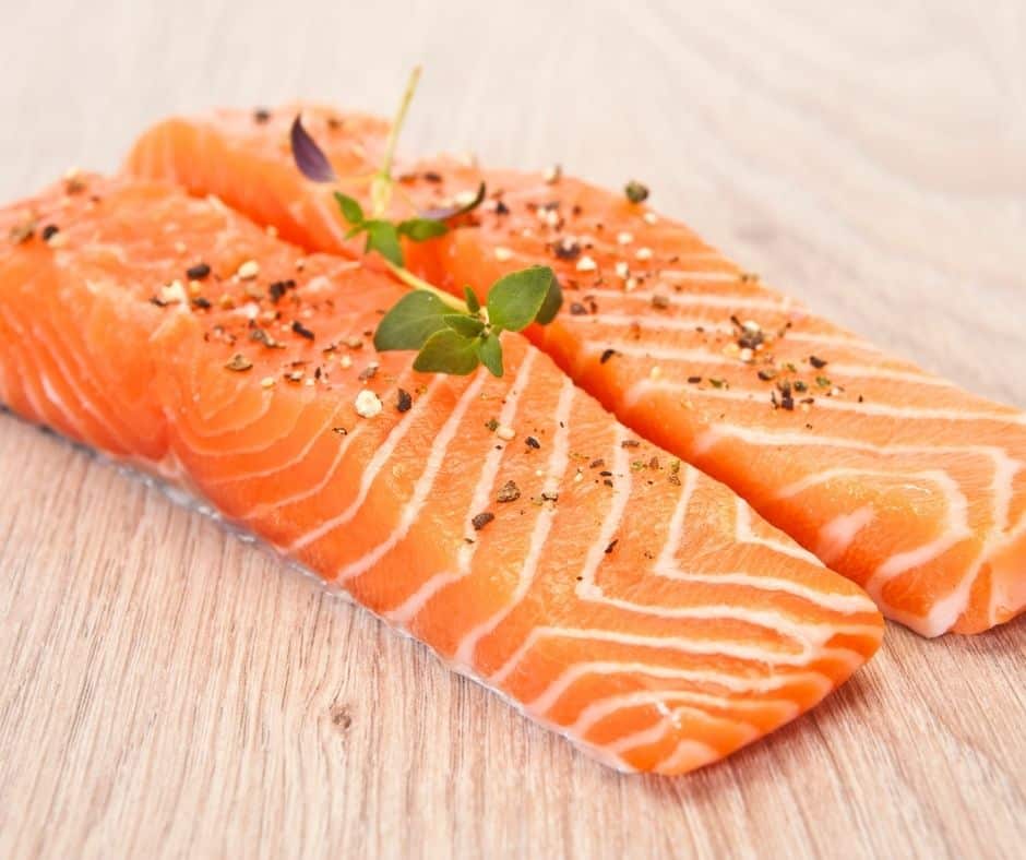 Air Fryer Bourbon Glazed Salmon