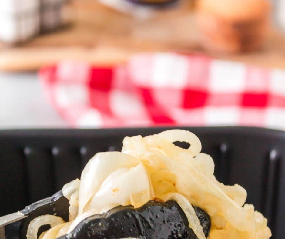 Air Fryer Caramelized Onions