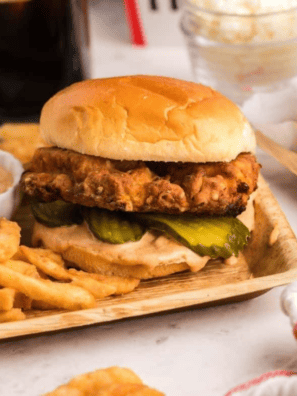 Air Fryer Chicken Sandwich (Chick-fil-A Copycat)