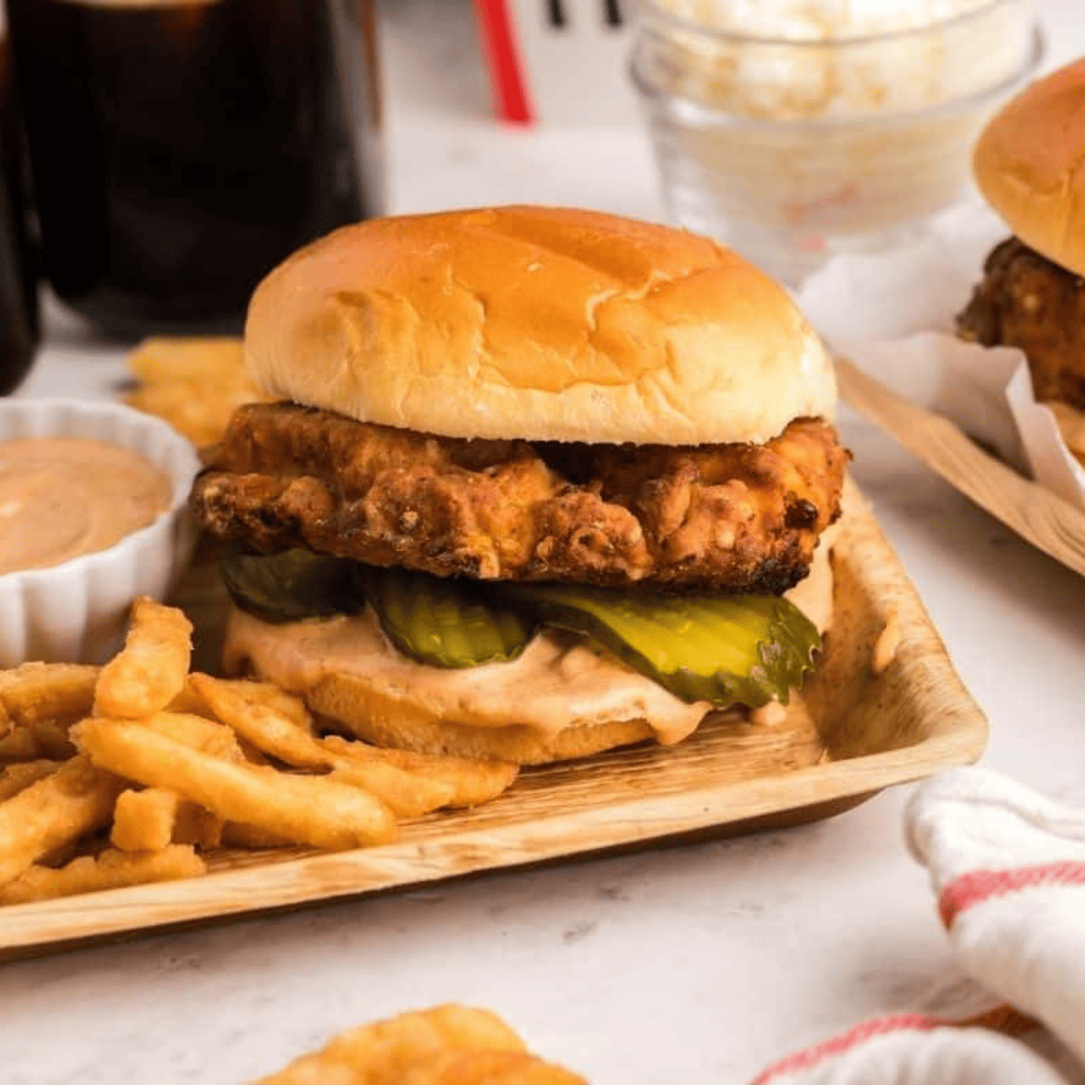 Air Fryer Chicken Sandwich (Chick-fil-A Copycat)