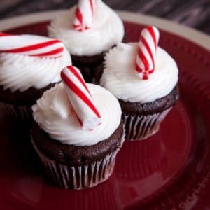 Air Fryer Christmas Cupcakes
