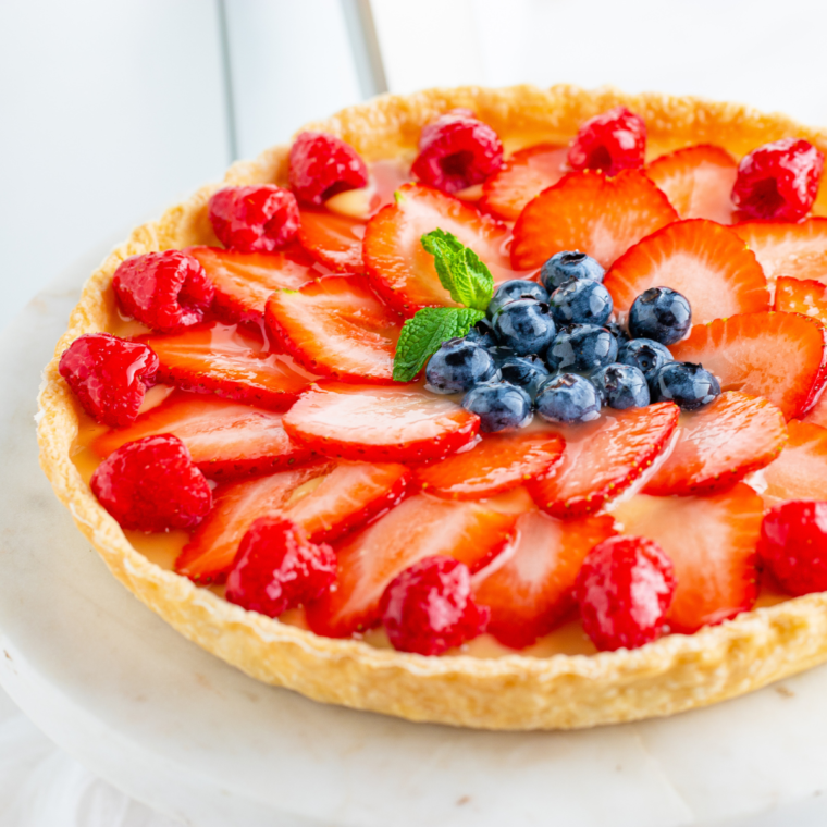 Air Fryer Fruit Tart
