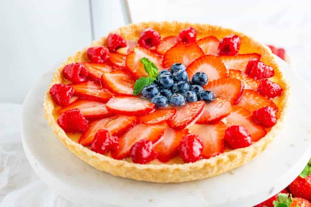 Air Fryer Fruit Tart