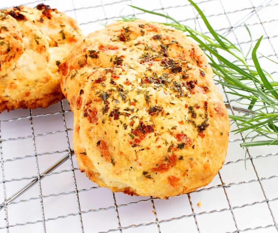 Air Fryer Garlic & Herb Biscuits