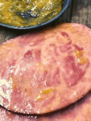 Air Fryer Glazed Ham Steaks