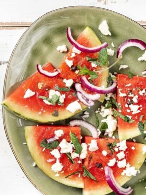 Air Fryer Grilled Watermelon