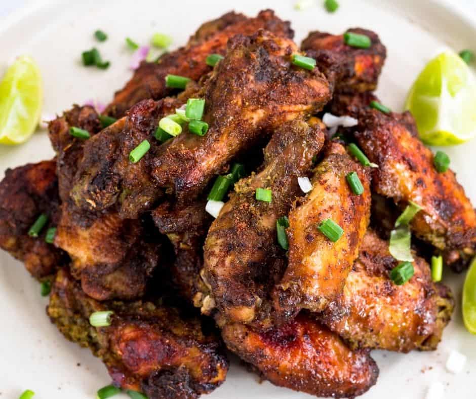 Air Fryer Jerk Chicken Wings