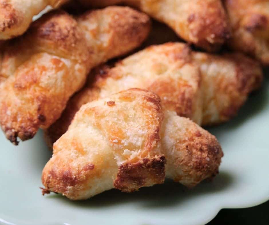 Air Fryer Keto Croissants