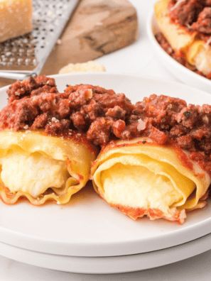 Air Fryer Lasagna Rolls