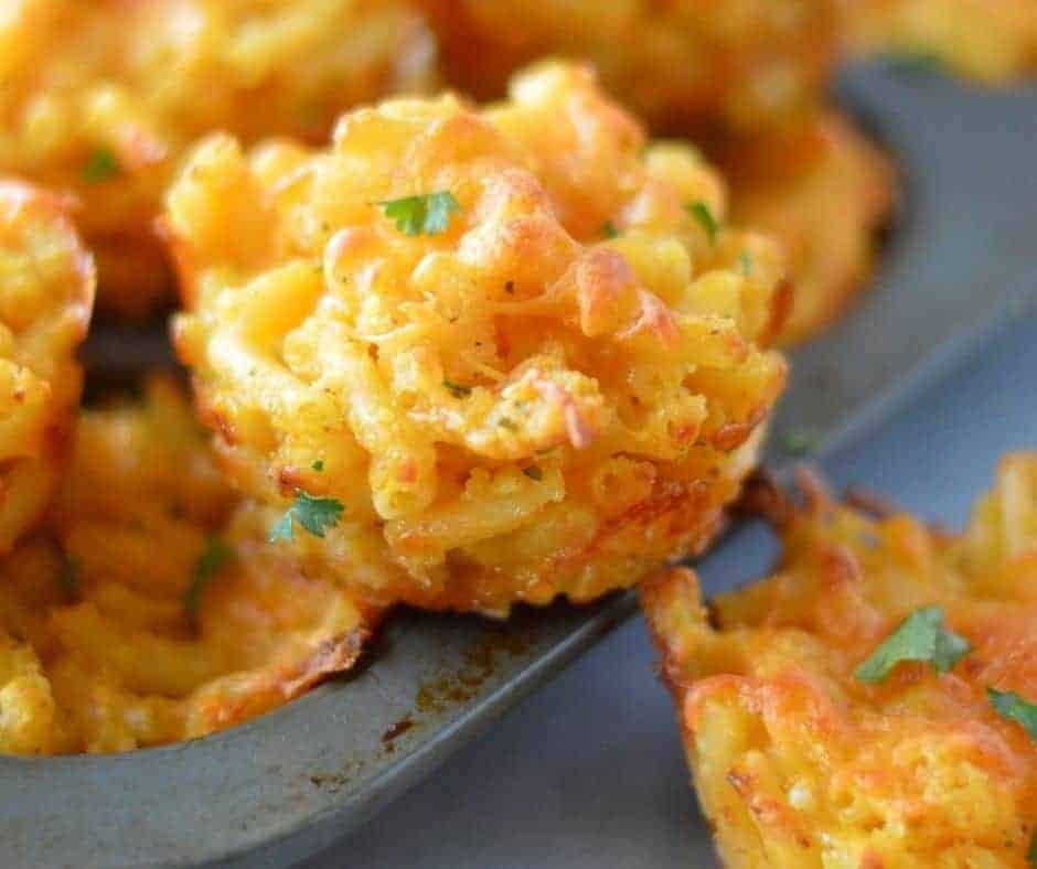 Air Fryer Macaroni and Cheese Muffins